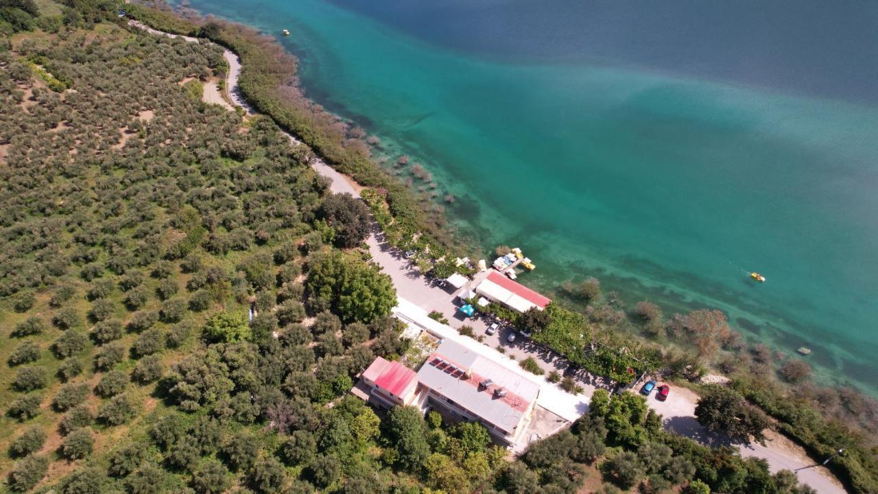 Korissia With Lake View Kournas Bagian luar foto